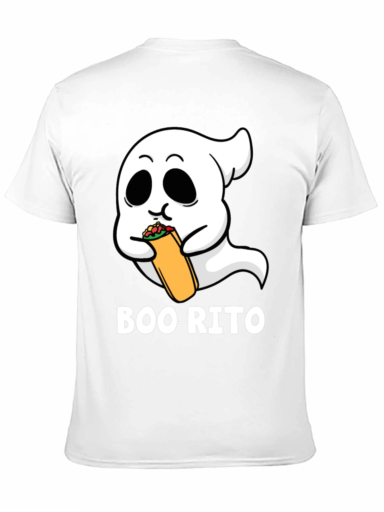 Boo-rito Ghost T-Shirt - Halloween Foodie Fun