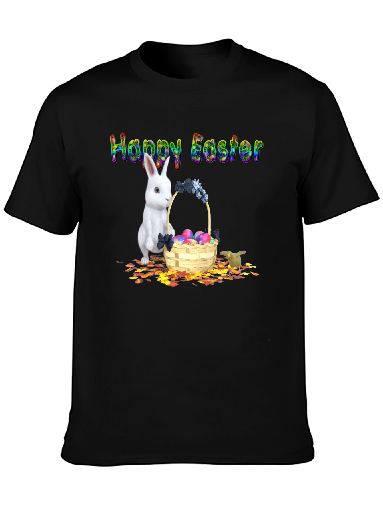 Happy Easter Bunny Basket T-Shirt
