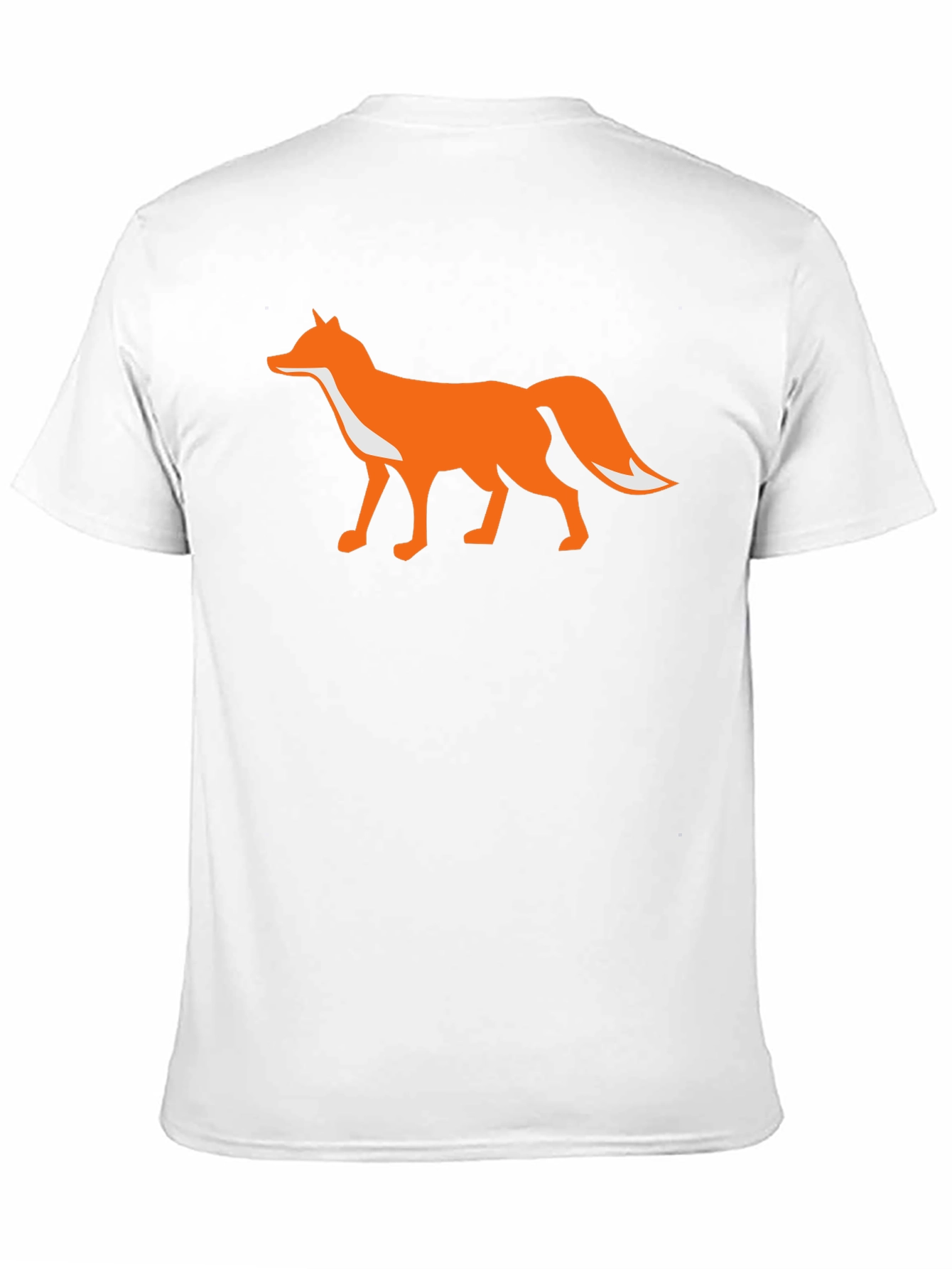 Fox Graphic T-Shirt - Black Cotton Blend