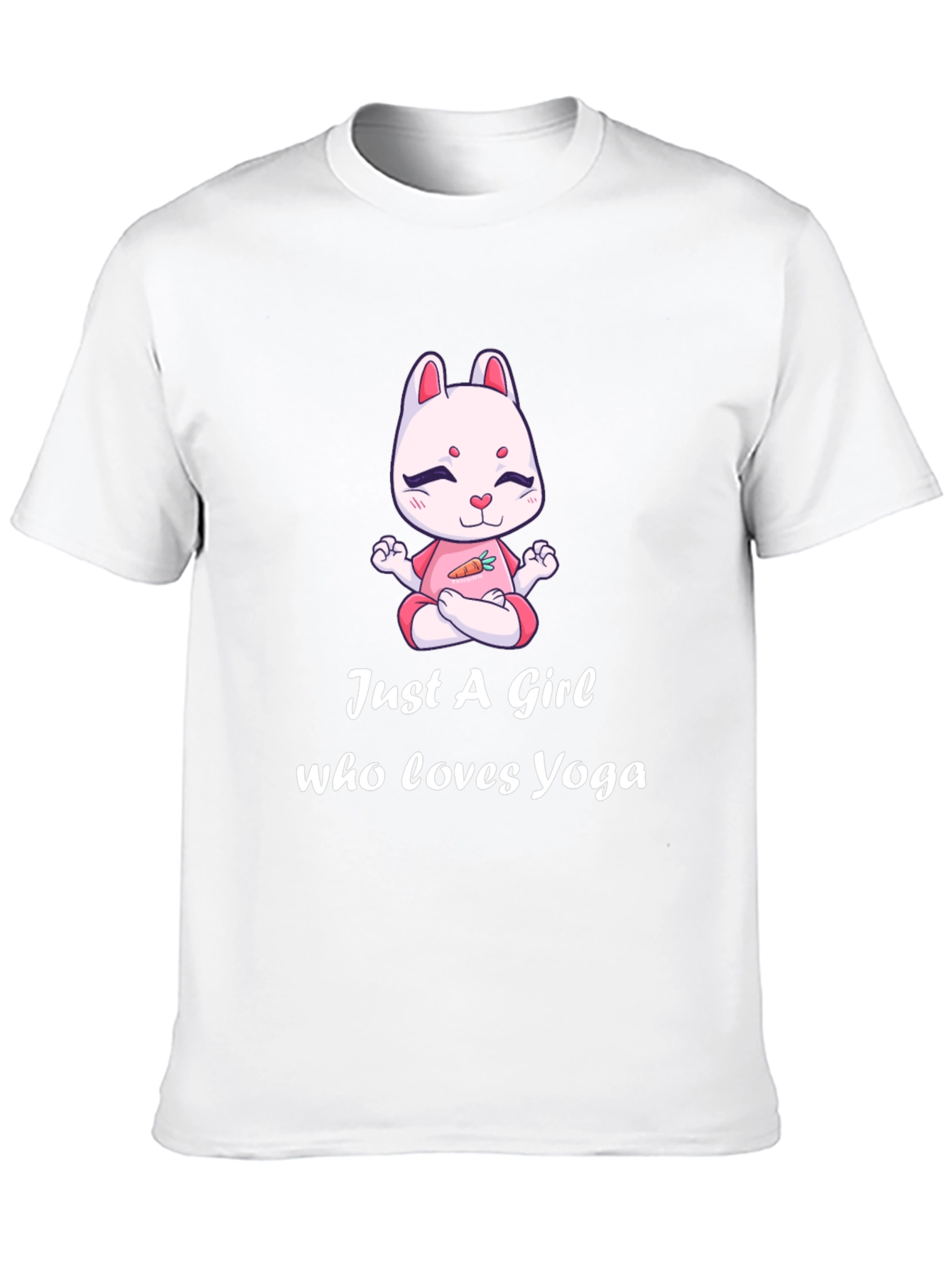 Yoga Girl Bunny T-Shirt - Cute Yogi Tee