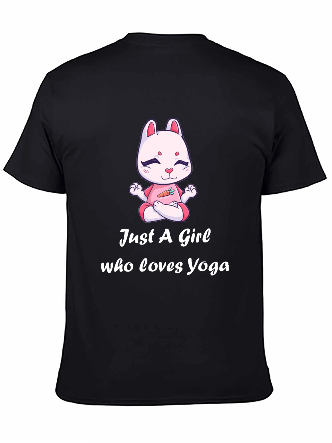 Yoga Girl Bunny T-Shirt - Cute Yogi Tee