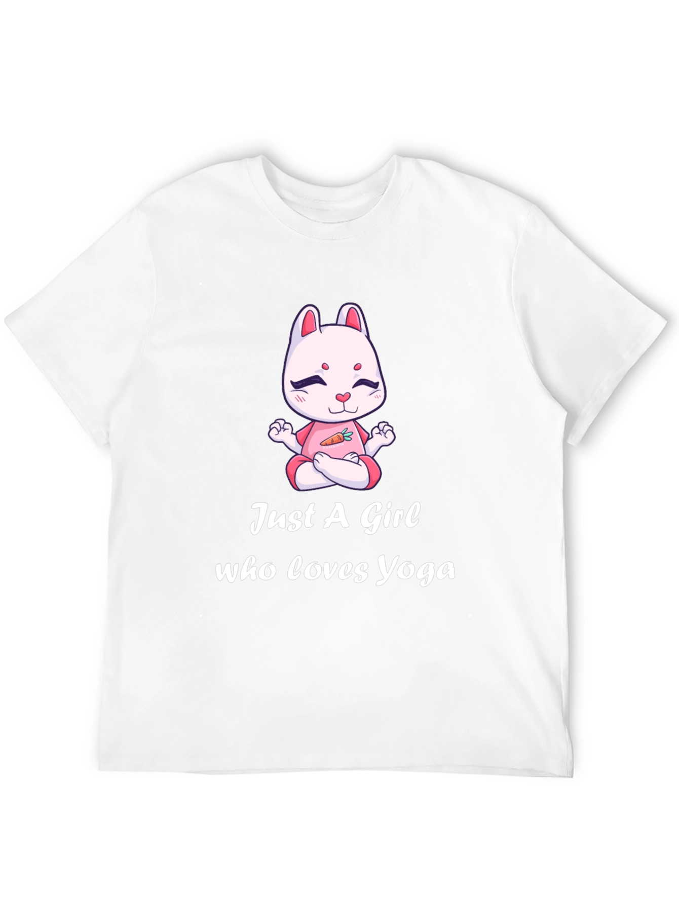 Yoga Girl Bunny T-Shirt - Cute Yogi Tee