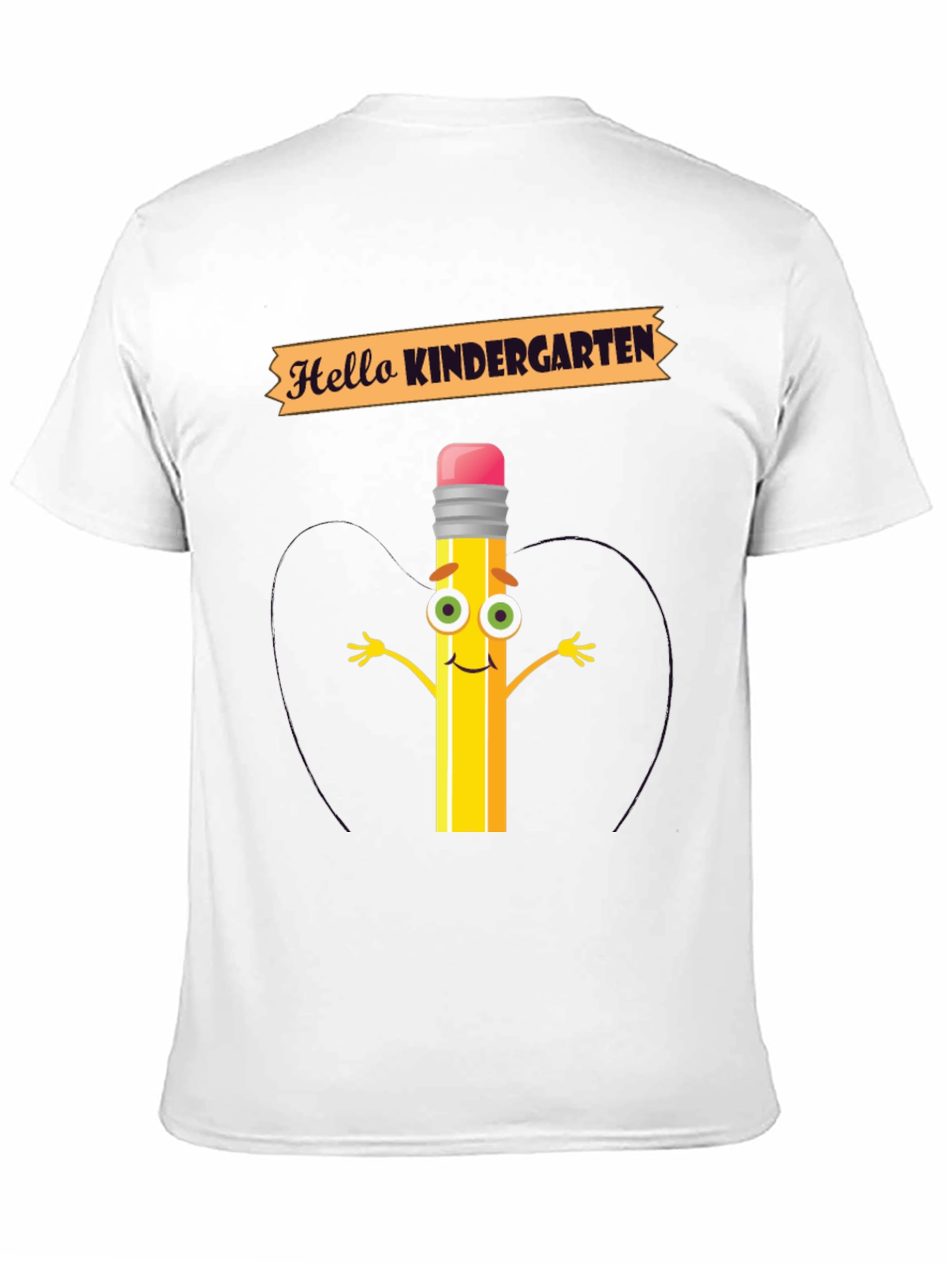 Hello Kindergarten T-Shirt - Back to School Pencil Tee