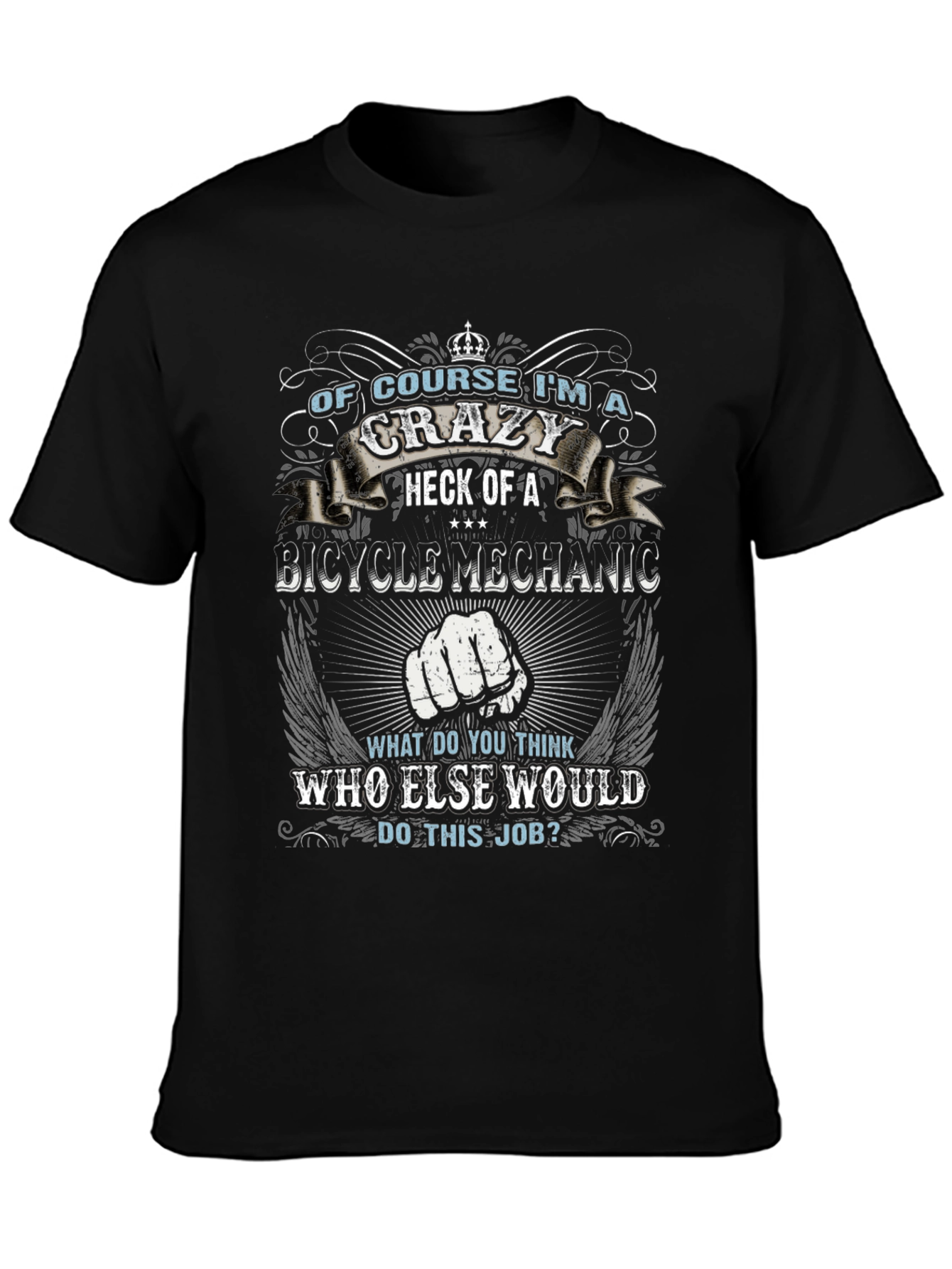 Crazy Bicycle Mechanic T-Shirt