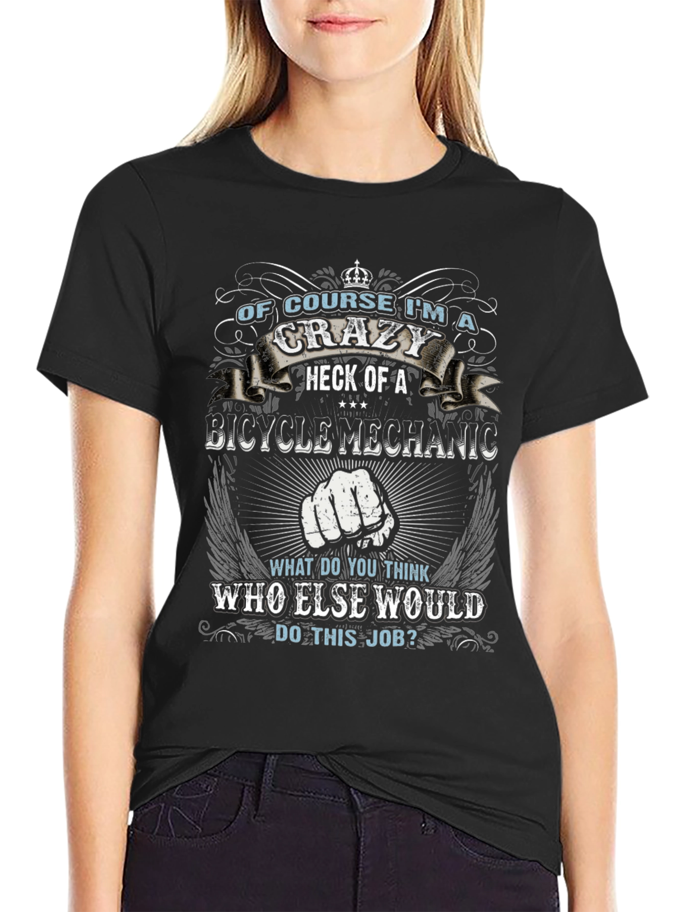 Crazy Bicycle Mechanic T-Shirt