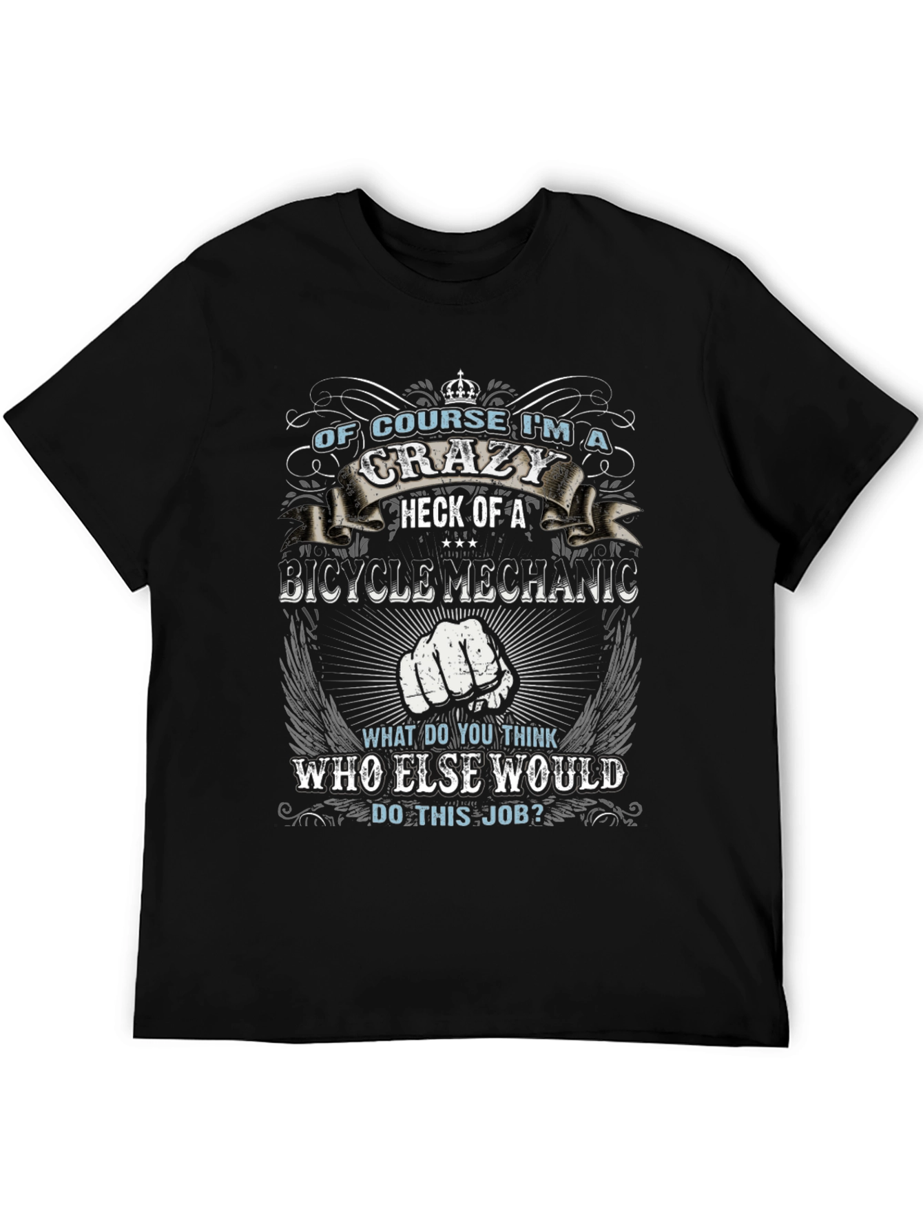 Crazy Bicycle Mechanic T-Shirt