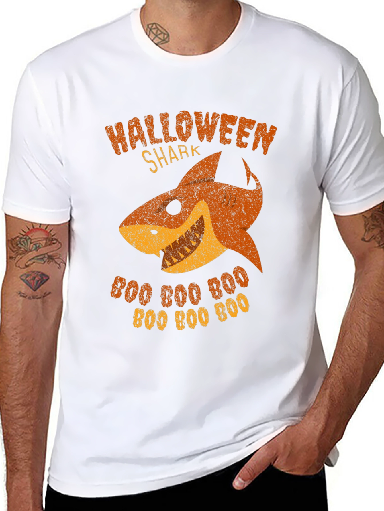 Halloween Shark Boo T-Shirt