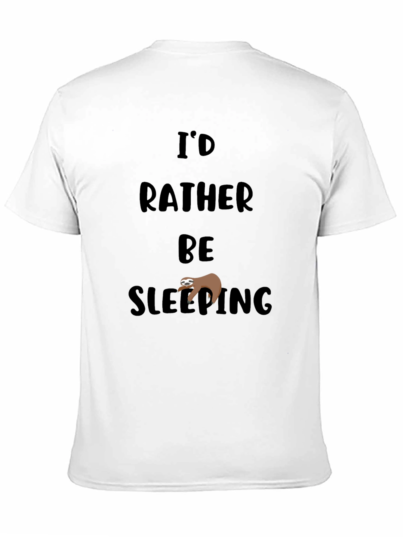 Id Rather Be Sleeping Sloth Tee