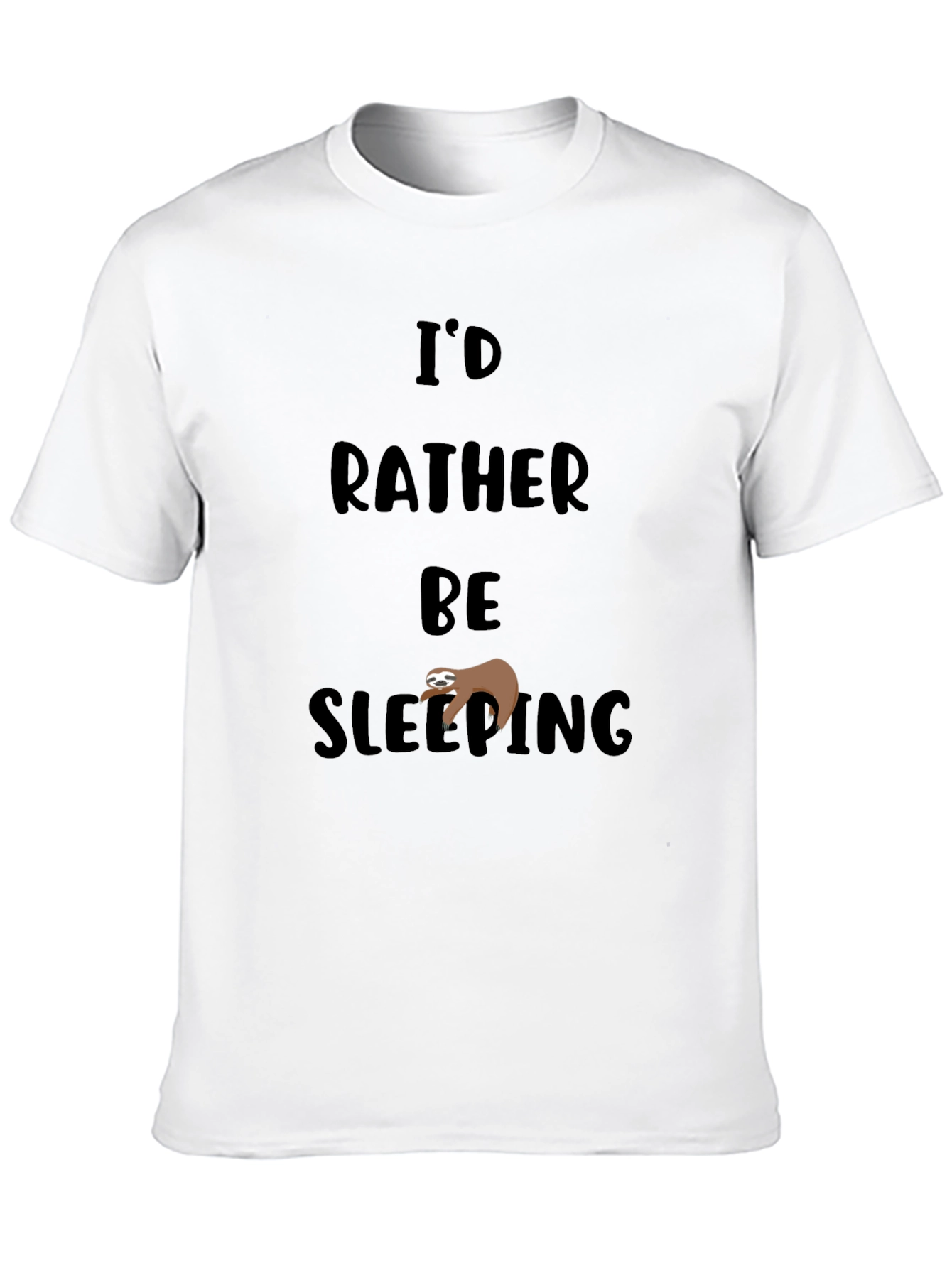 Id Rather Be Sleeping Sloth Tee
