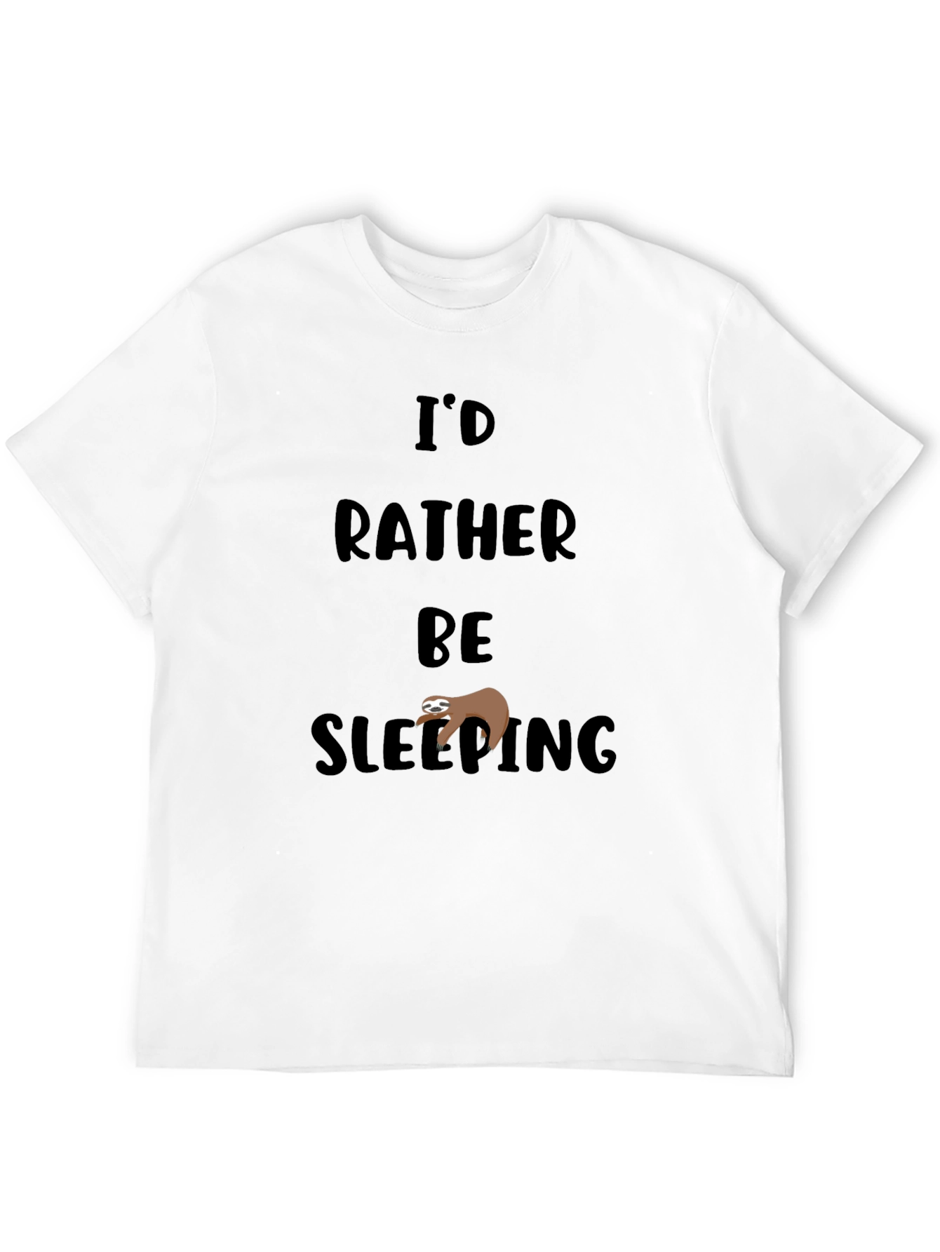 Id Rather Be Sleeping Sloth Tee
