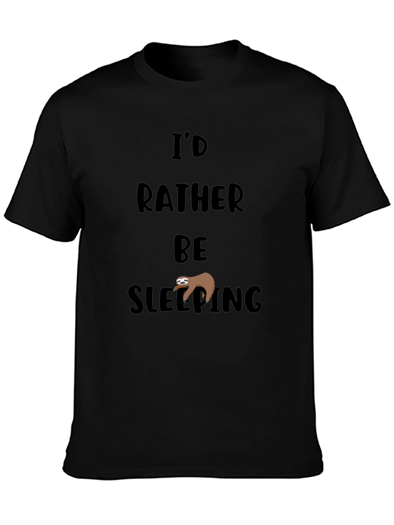 Id Rather Be Sleeping Sloth Tee
