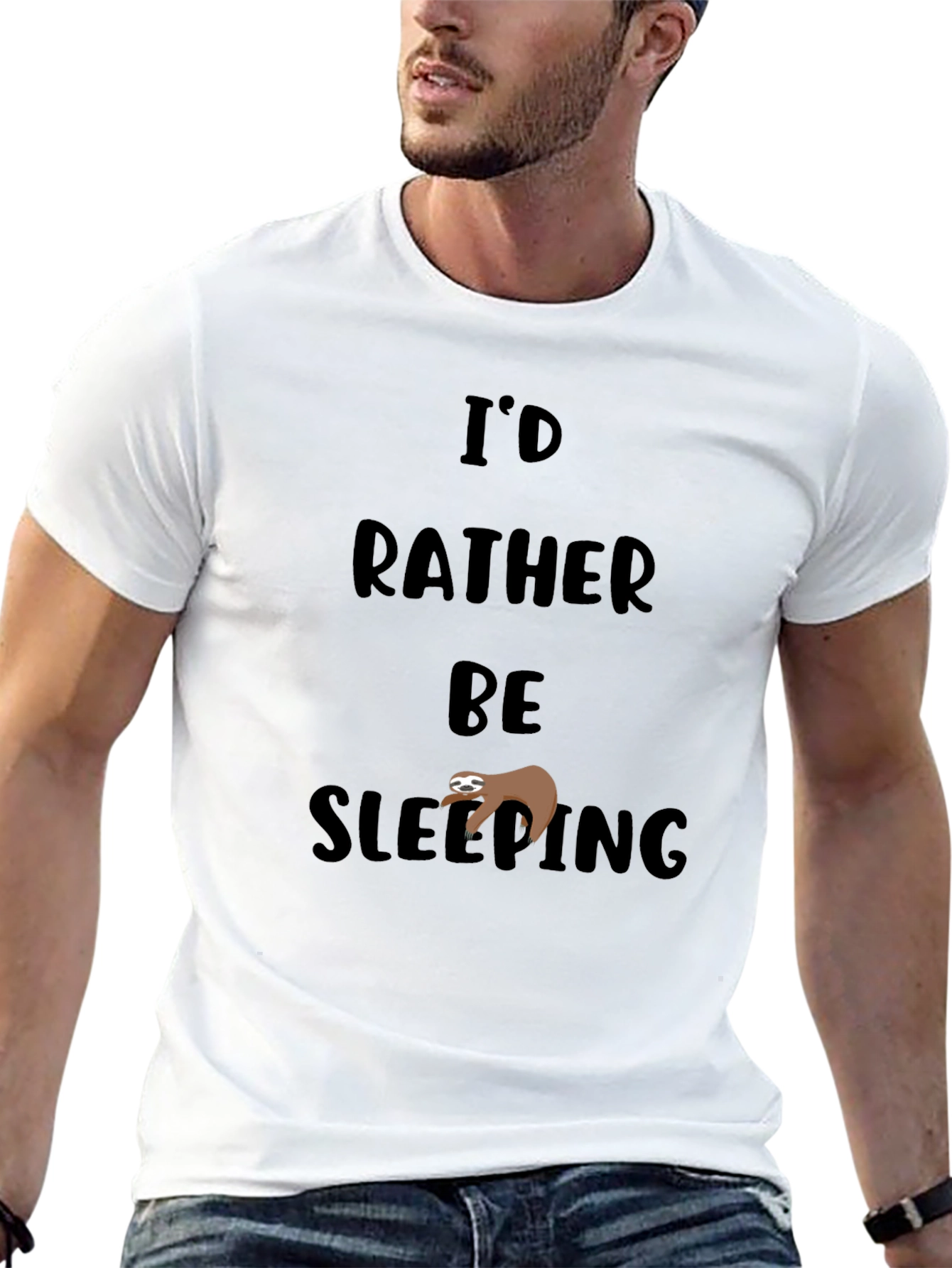 Id Rather Be Sleeping Sloth Tee