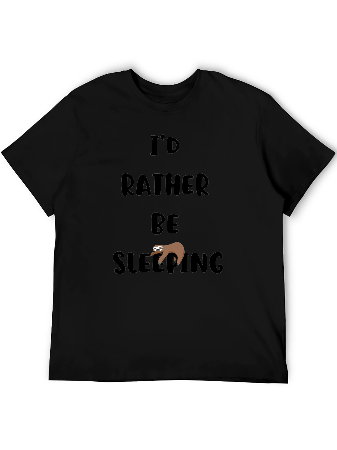 Id Rather Be Sleeping Sloth Tee