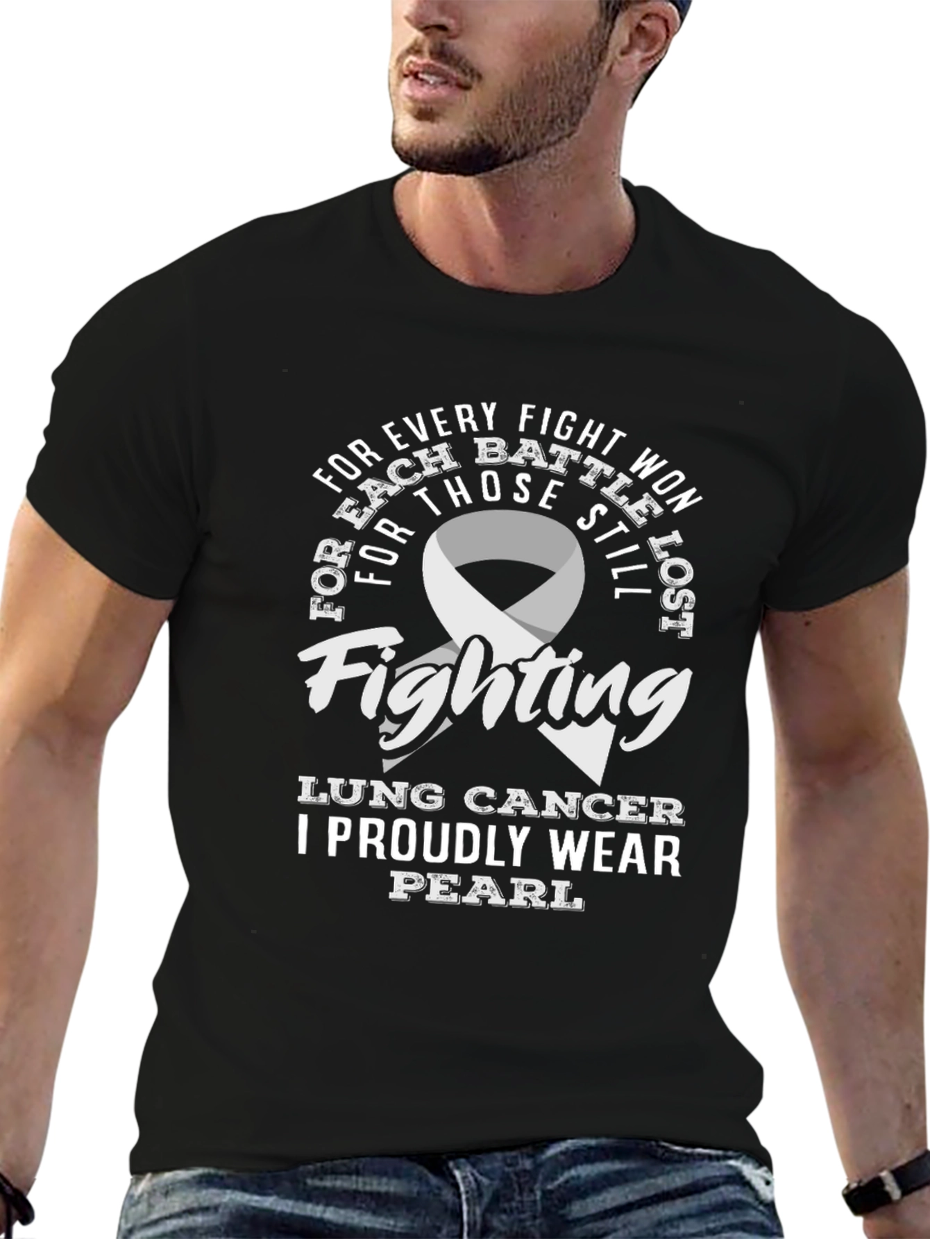 Lung Cancer Awareness T-Shirt - For Pearl