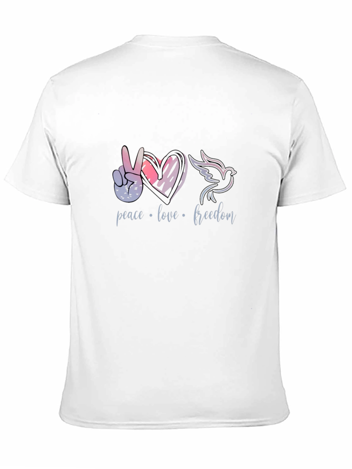 Peace Love Freedom Graphic T-Shirt