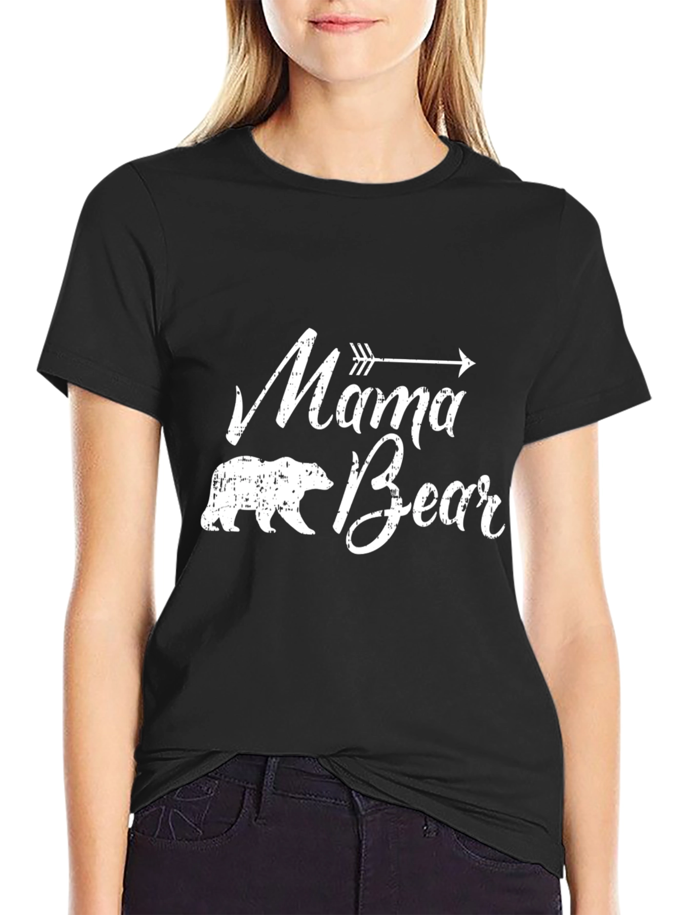 Mama Bear Graphic Tee - Cute Mom Shirt