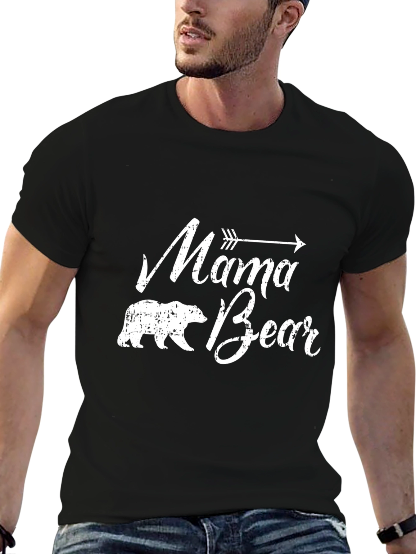 Mama Bear Graphic Tee - Cute Mom Shirt