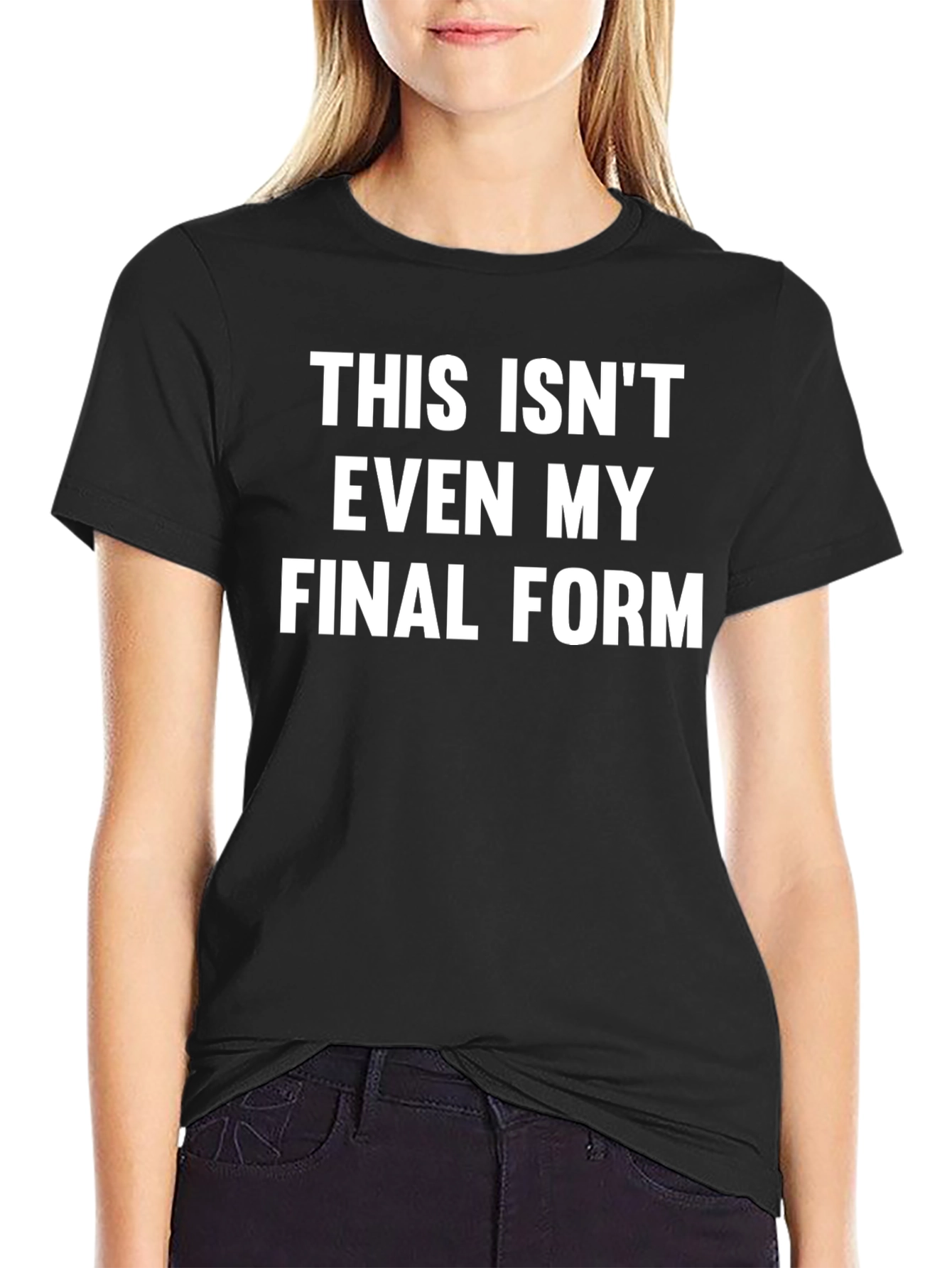 Funny Final Form Graphic Tee - Black T-Shirt
