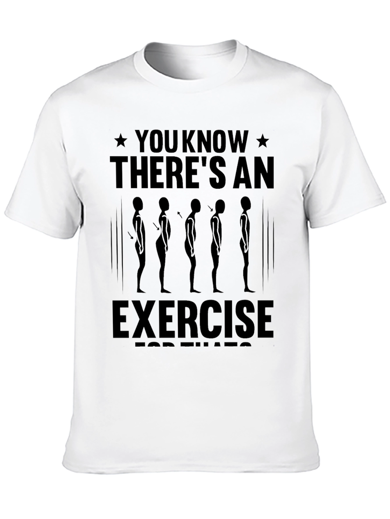 Posture Exercise Graphic T-Shirt