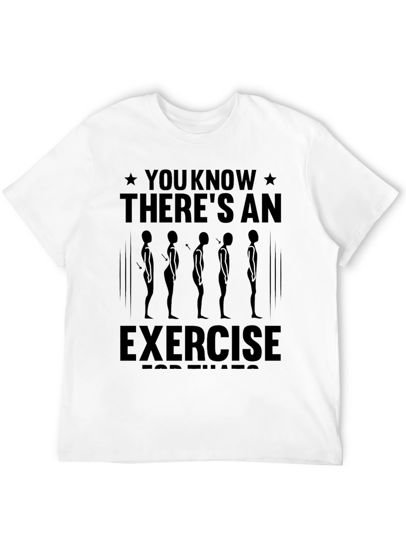 Posture Exercise Graphic T-Shirt