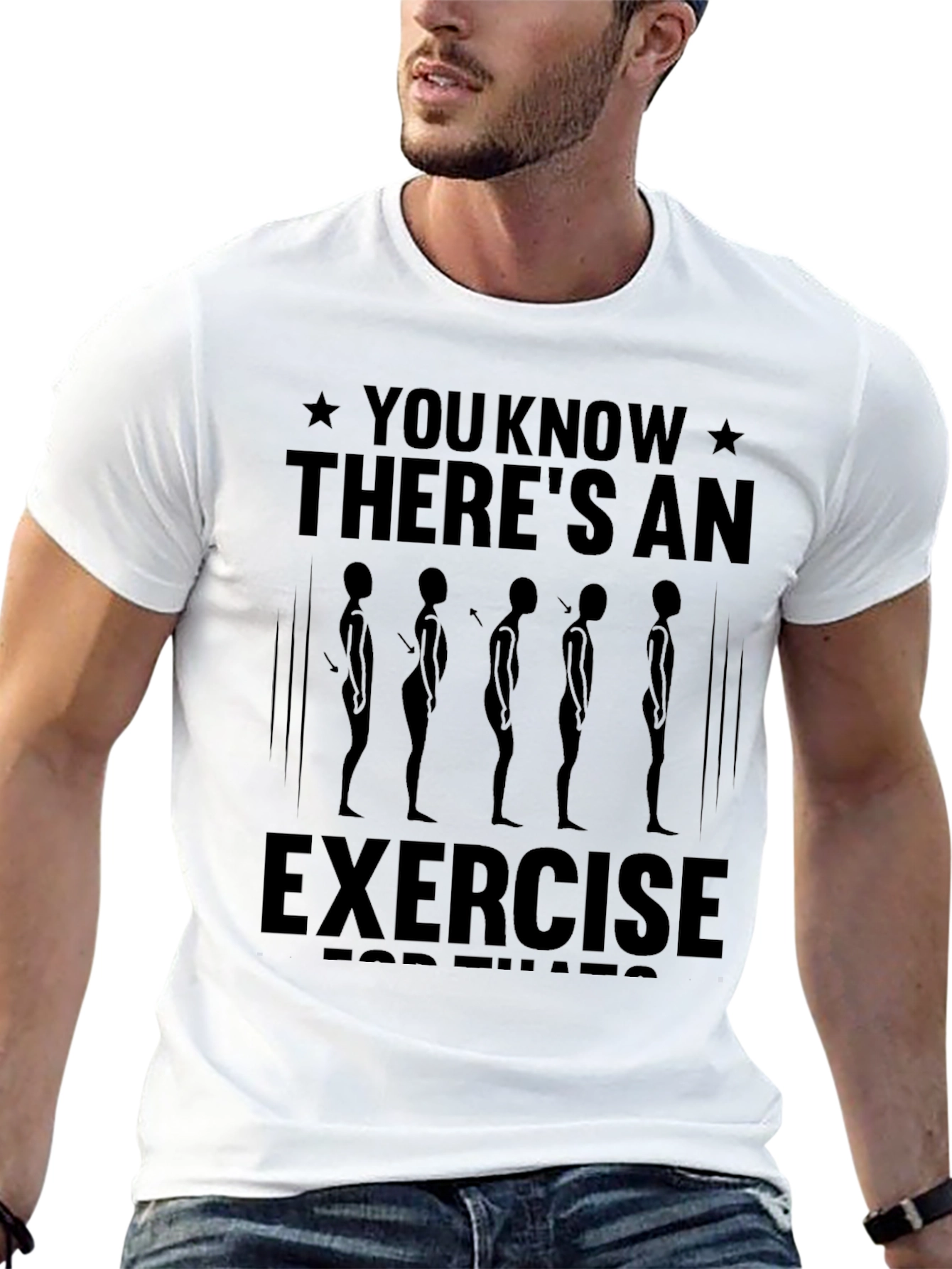 Posture Exercise Graphic T-Shirt