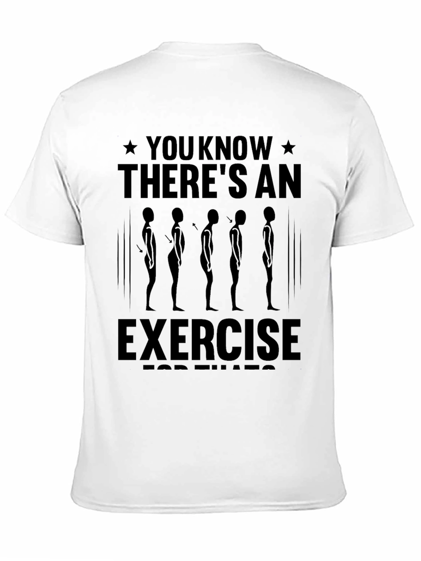 Posture Exercise Graphic T-Shirt