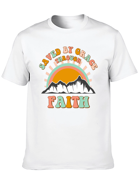 Saved By Grace T-Shirt - Christian Faith Apparel