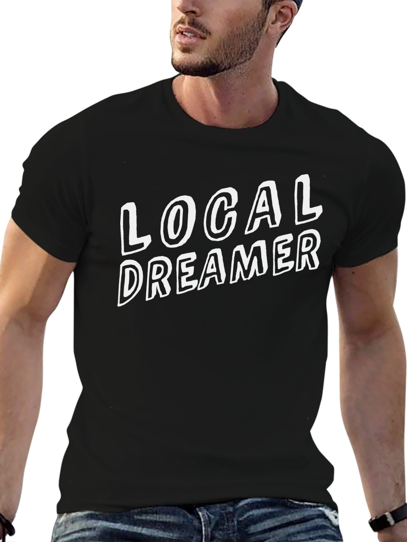 Local Dreamer Black Graphic Tee