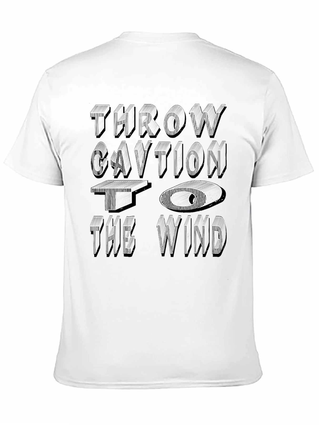 Throw Caution To The Wind Graphic T-Shirt