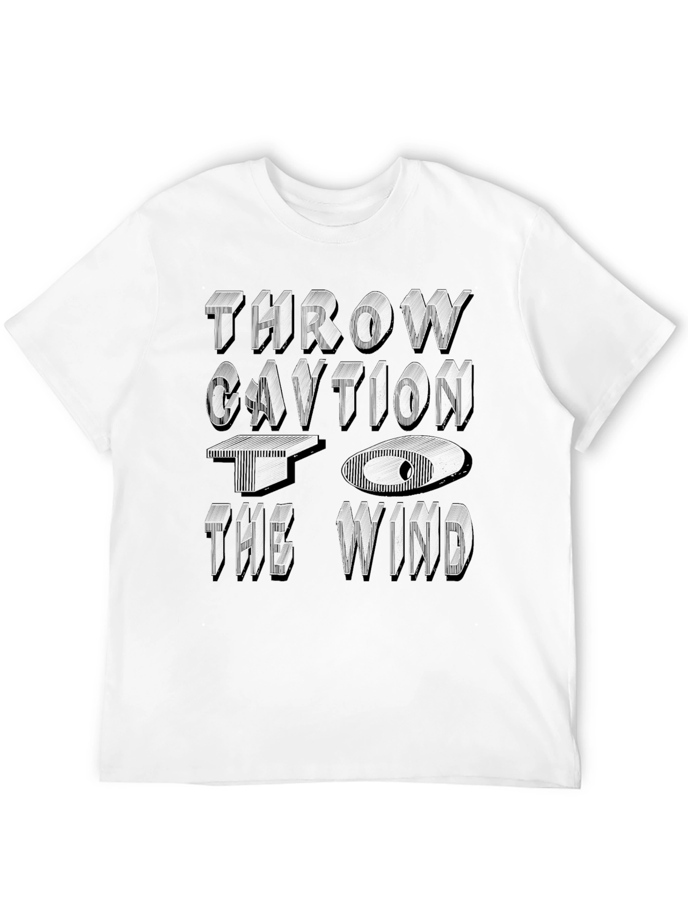 Throw Caution To The Wind Graphic T-Shirt
