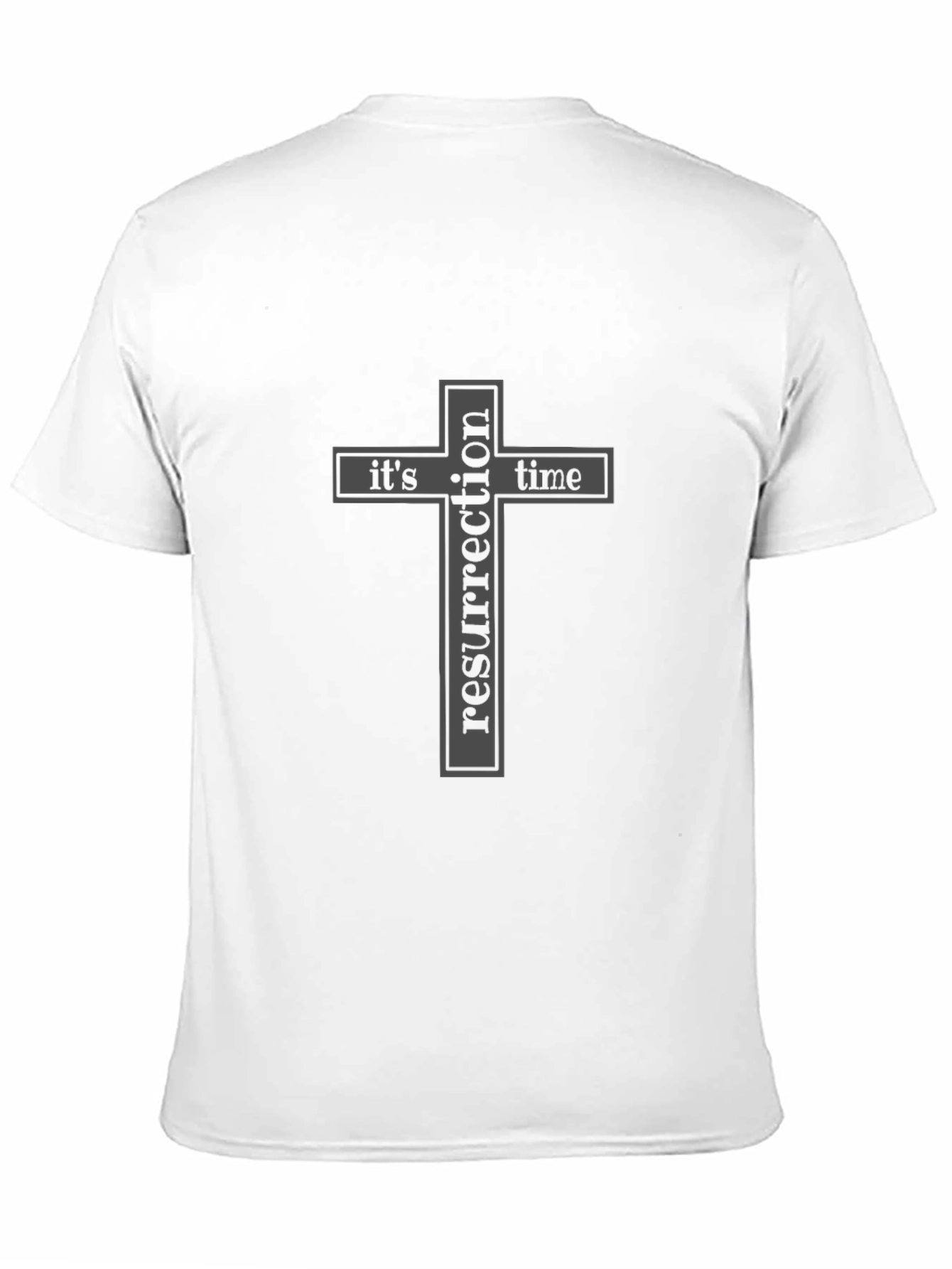 Resurrection Time Cross Graphic T-Shirt