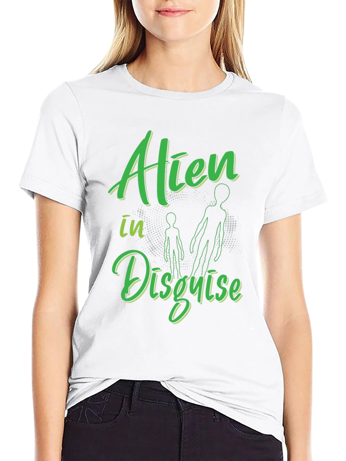 Alien in Disguise Graphic T-Shirt Black