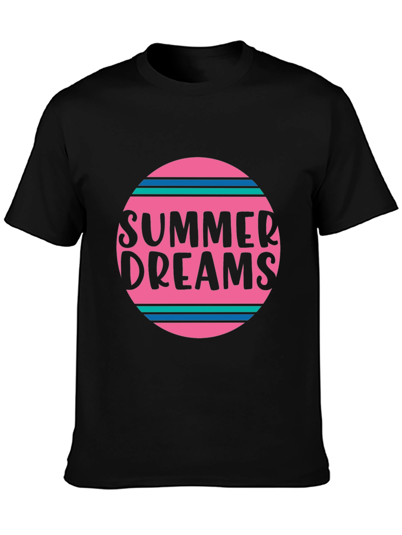 Summer Dreams Graphic Tee - Black