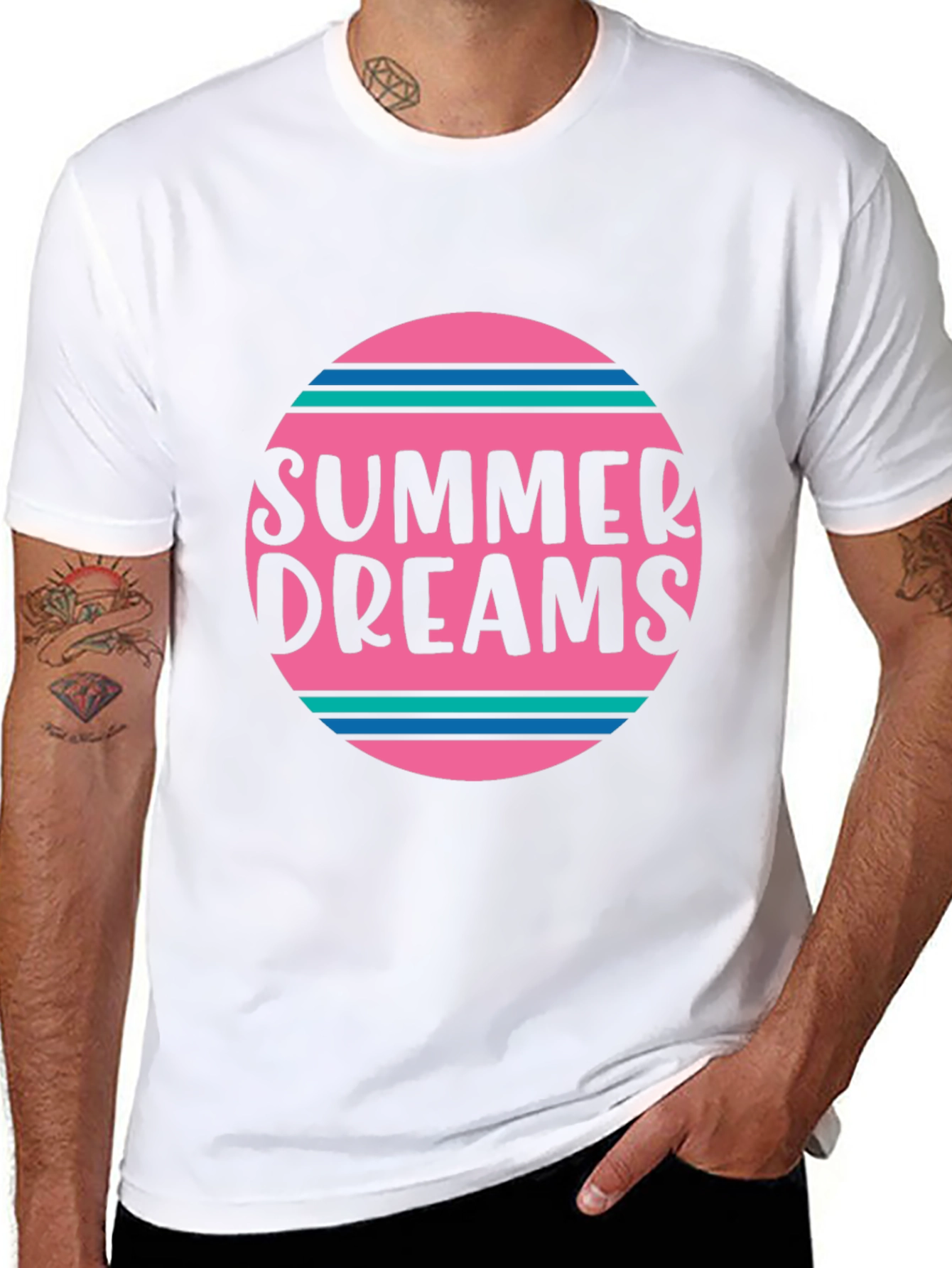 Summer Dreams Graphic Tee - Black