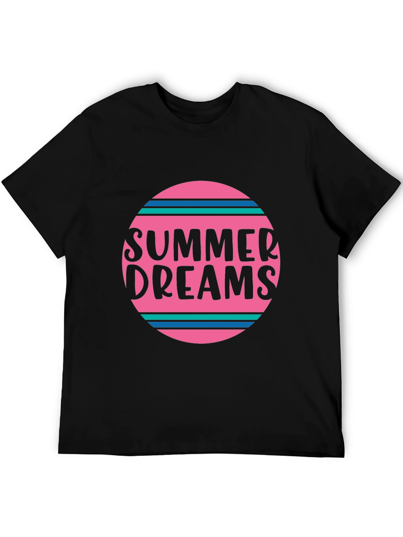 Summer Dreams Graphic Tee - Black
