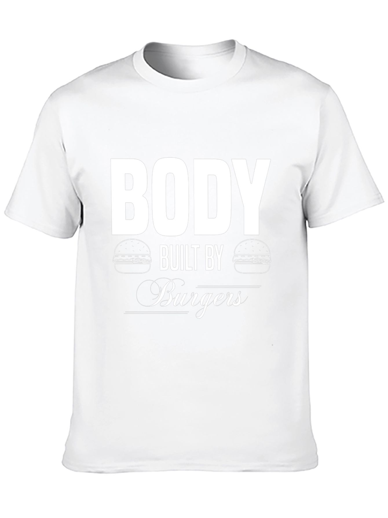 Body Built By Burgers Black T-Shirt