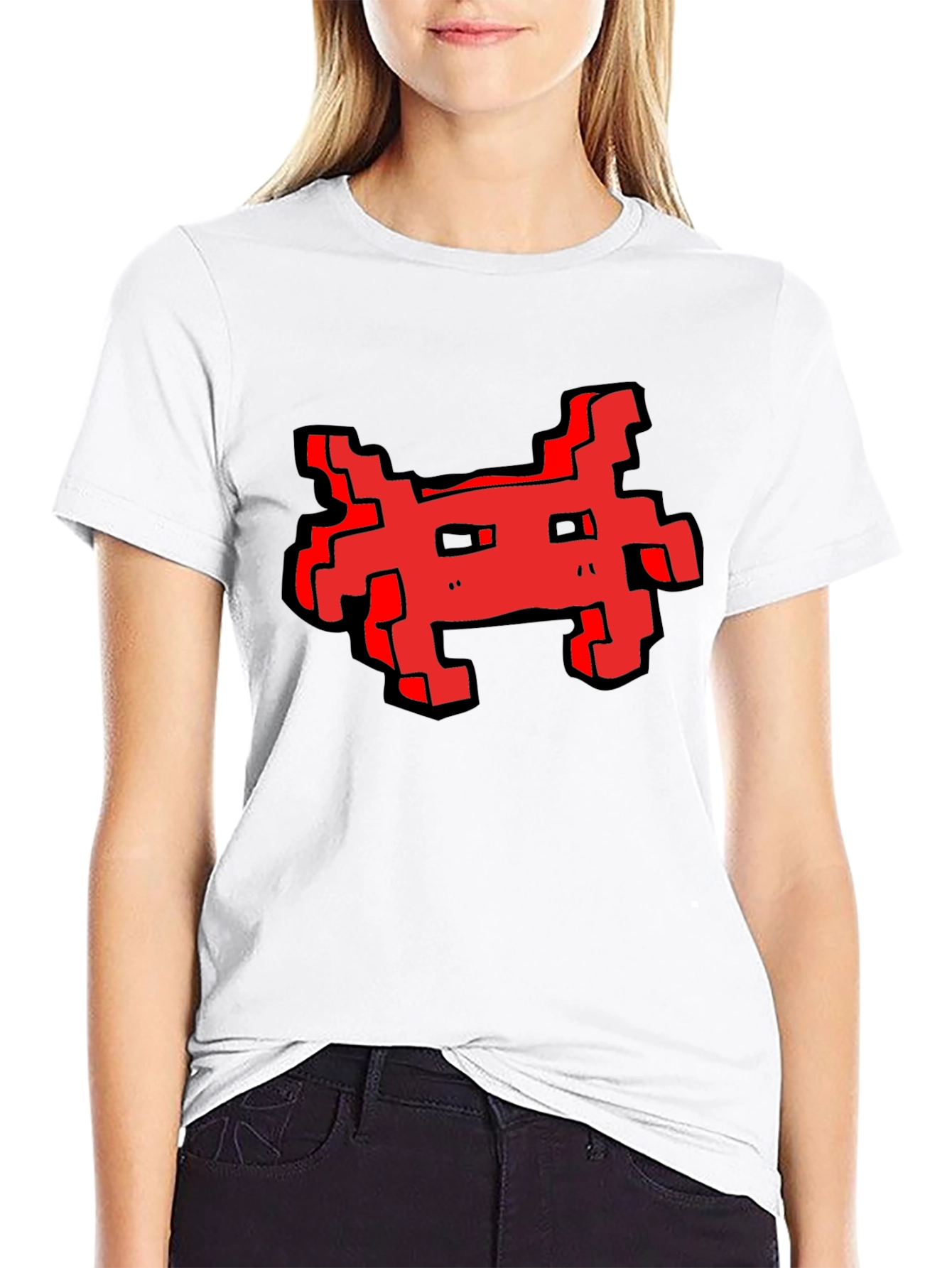 Pixel Art Graphic Tee - Retro Gaming Style