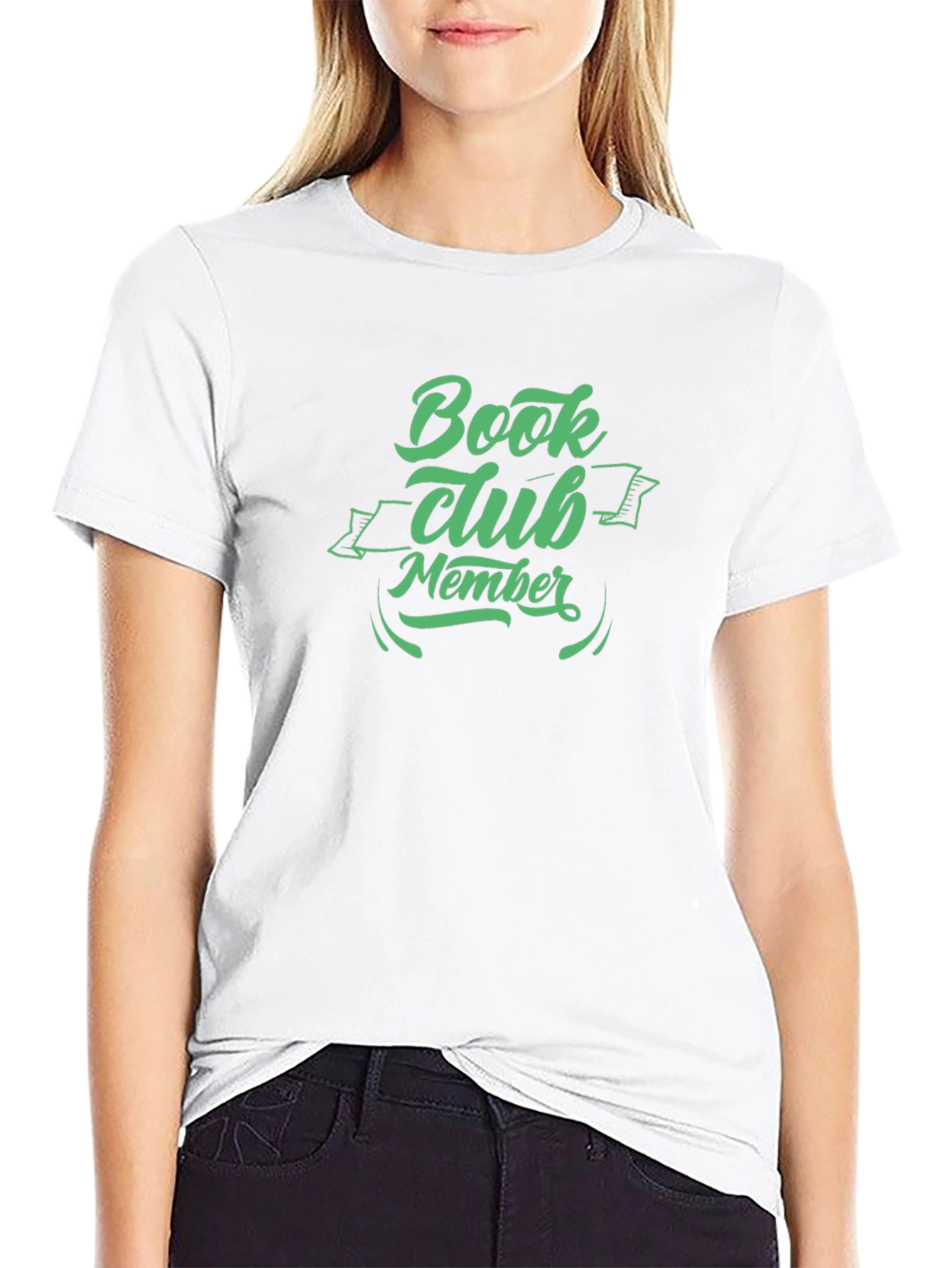 Book Club Member Graphic Tee - Black