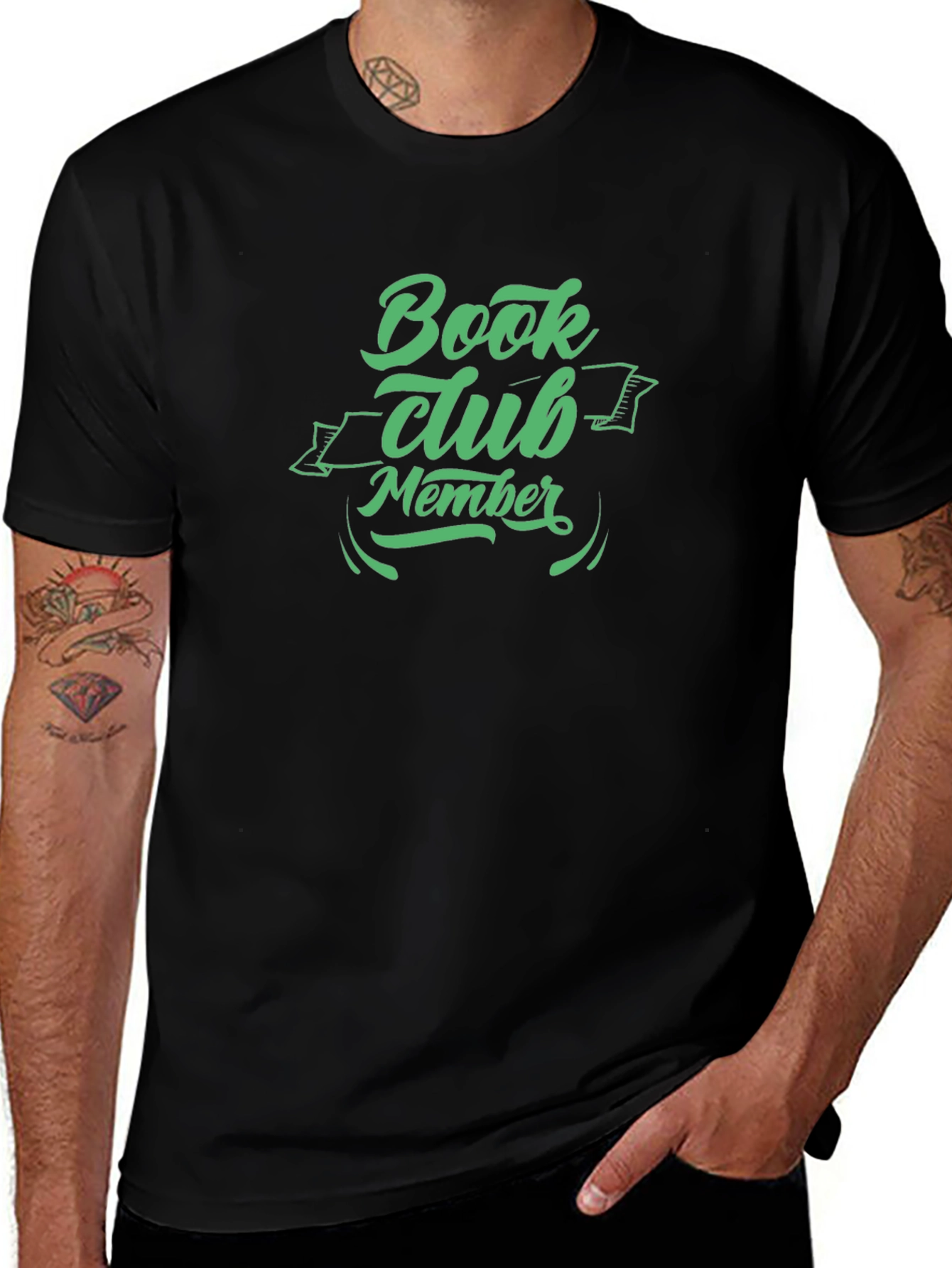 Book Club Member Graphic Tee - Black