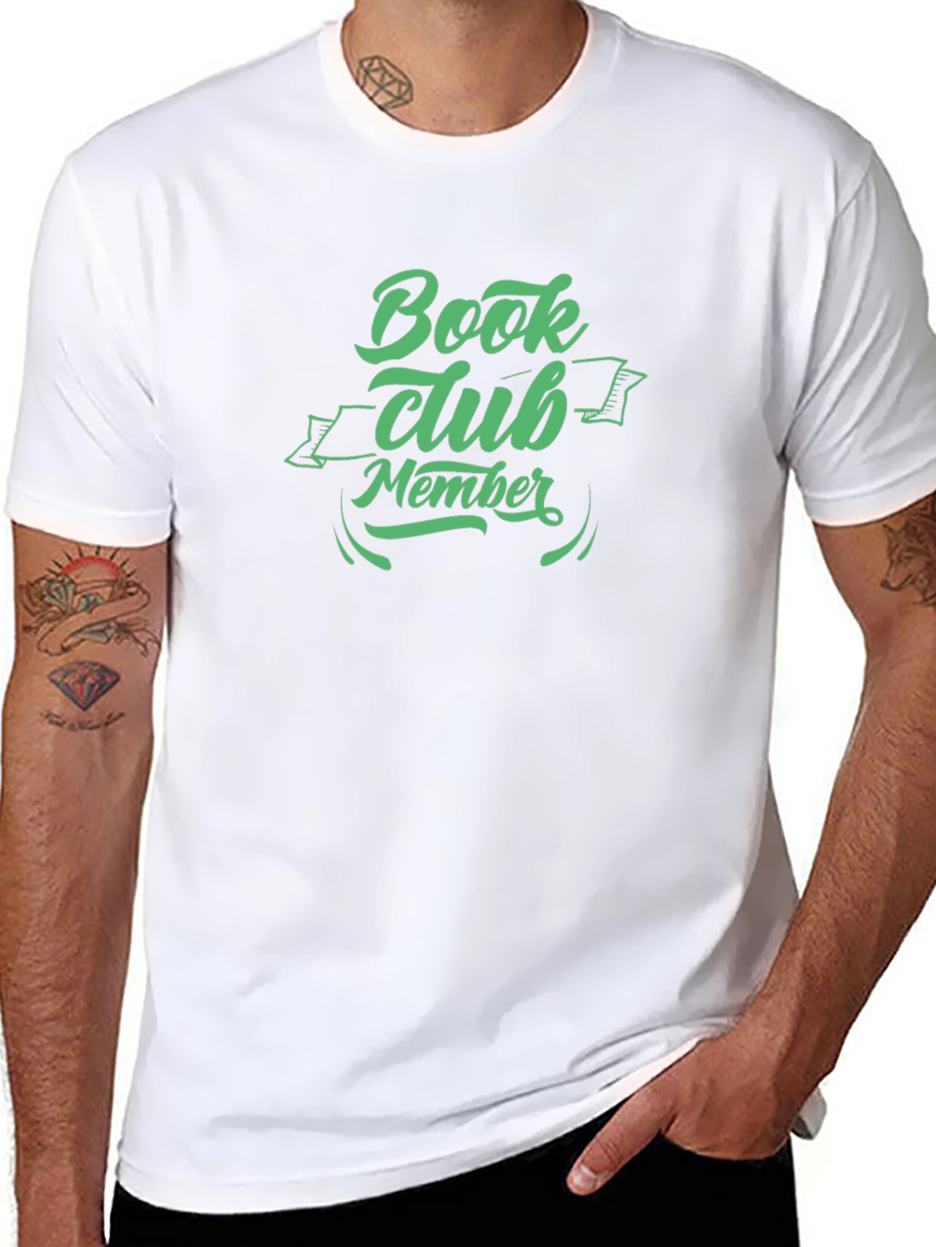 Book Club Member Graphic Tee - Black