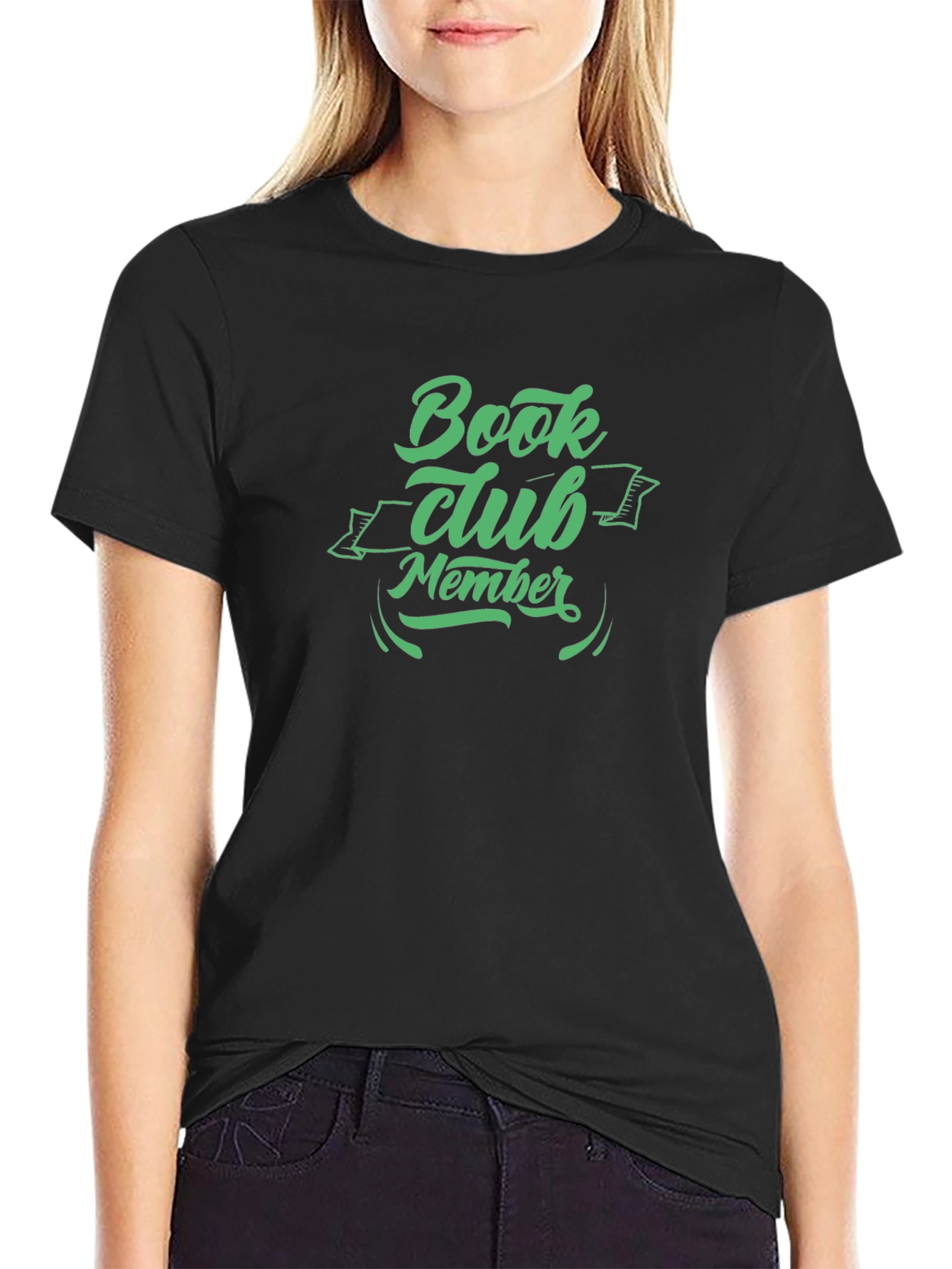 Book Club Member Graphic Tee - Black