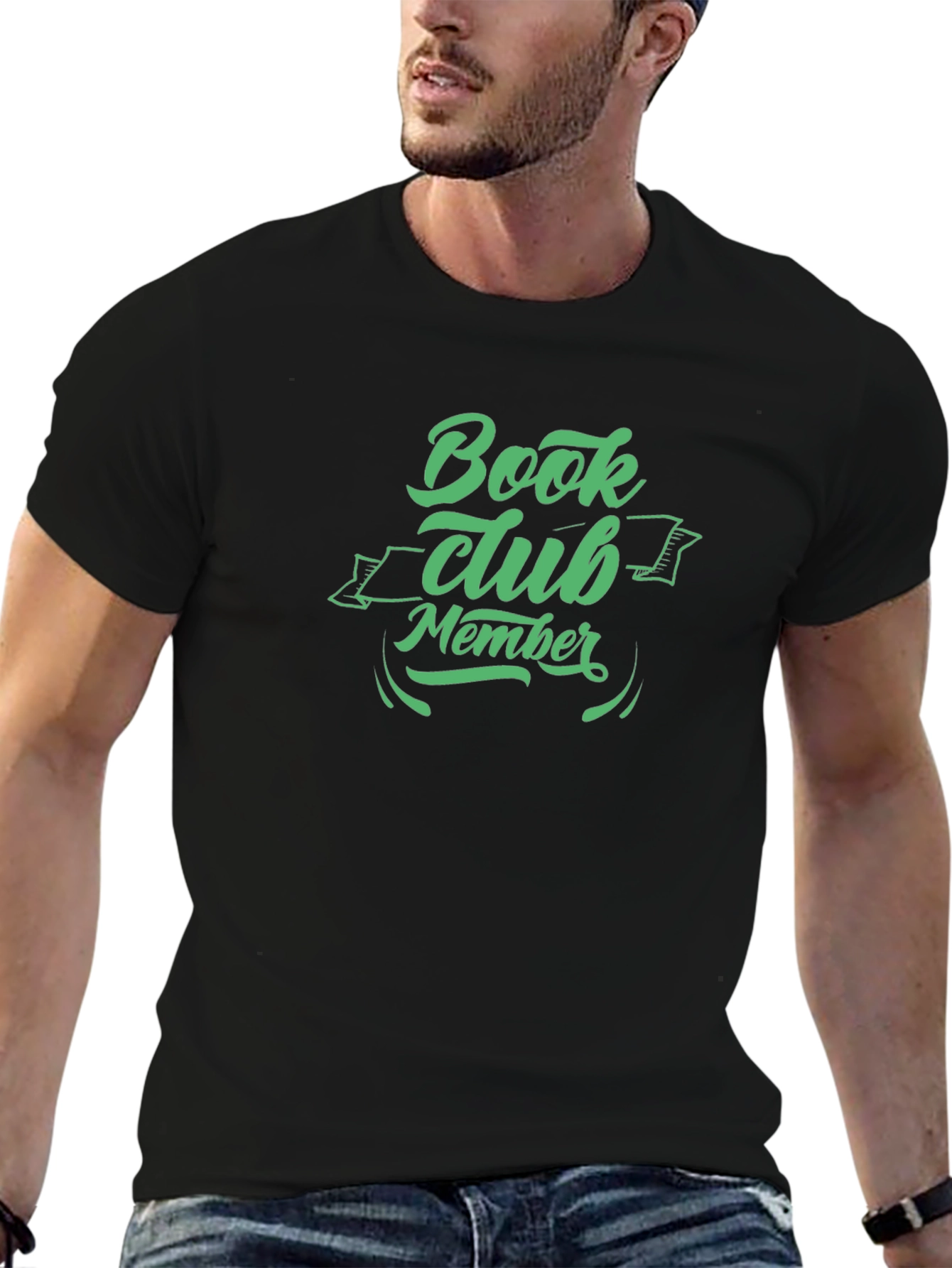Book Club Member Graphic Tee - Black