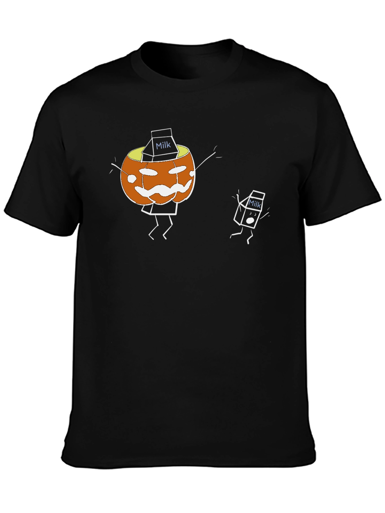 Funny Pumpkin Milk T-Shirt