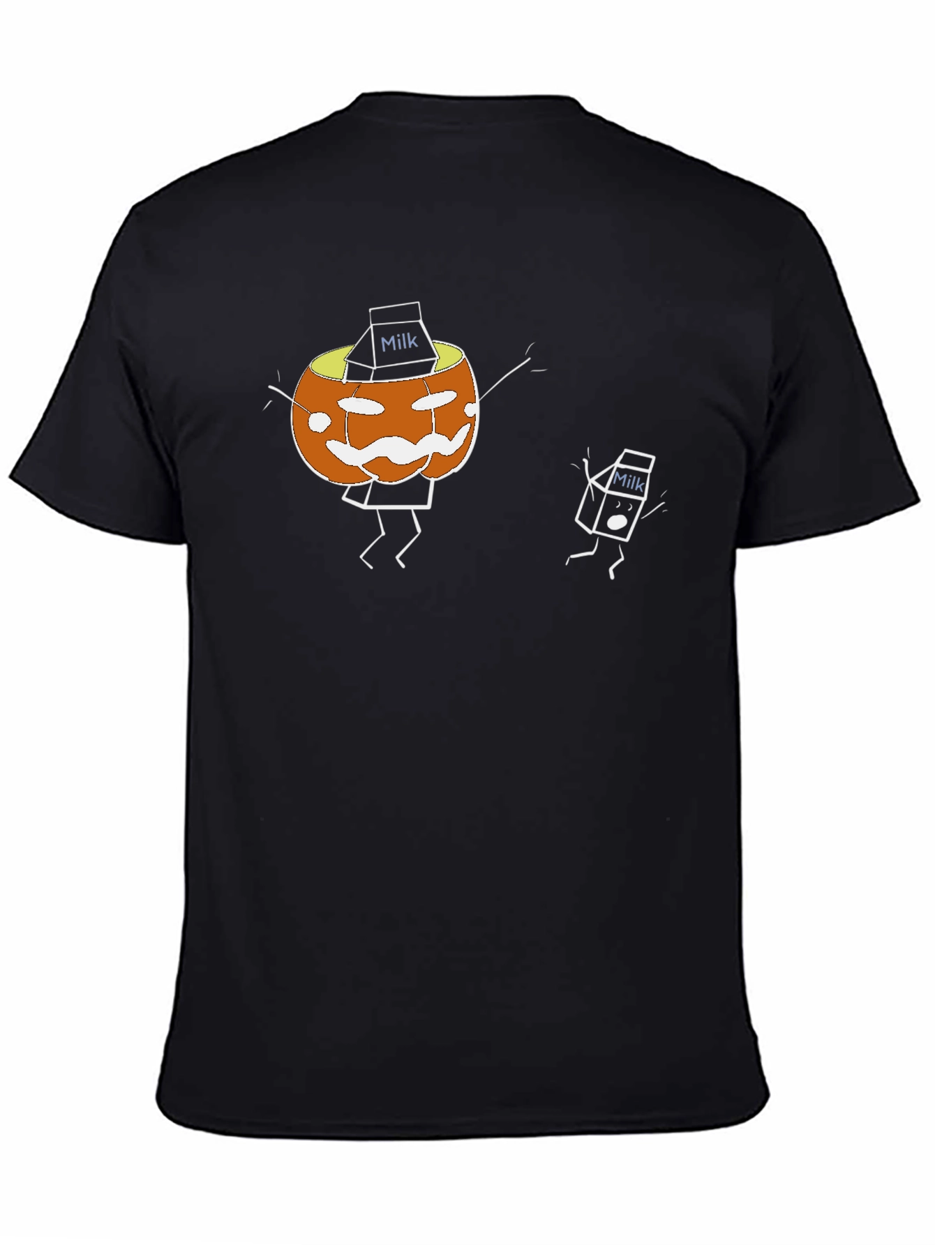 Funny Pumpkin Milk T-Shirt
