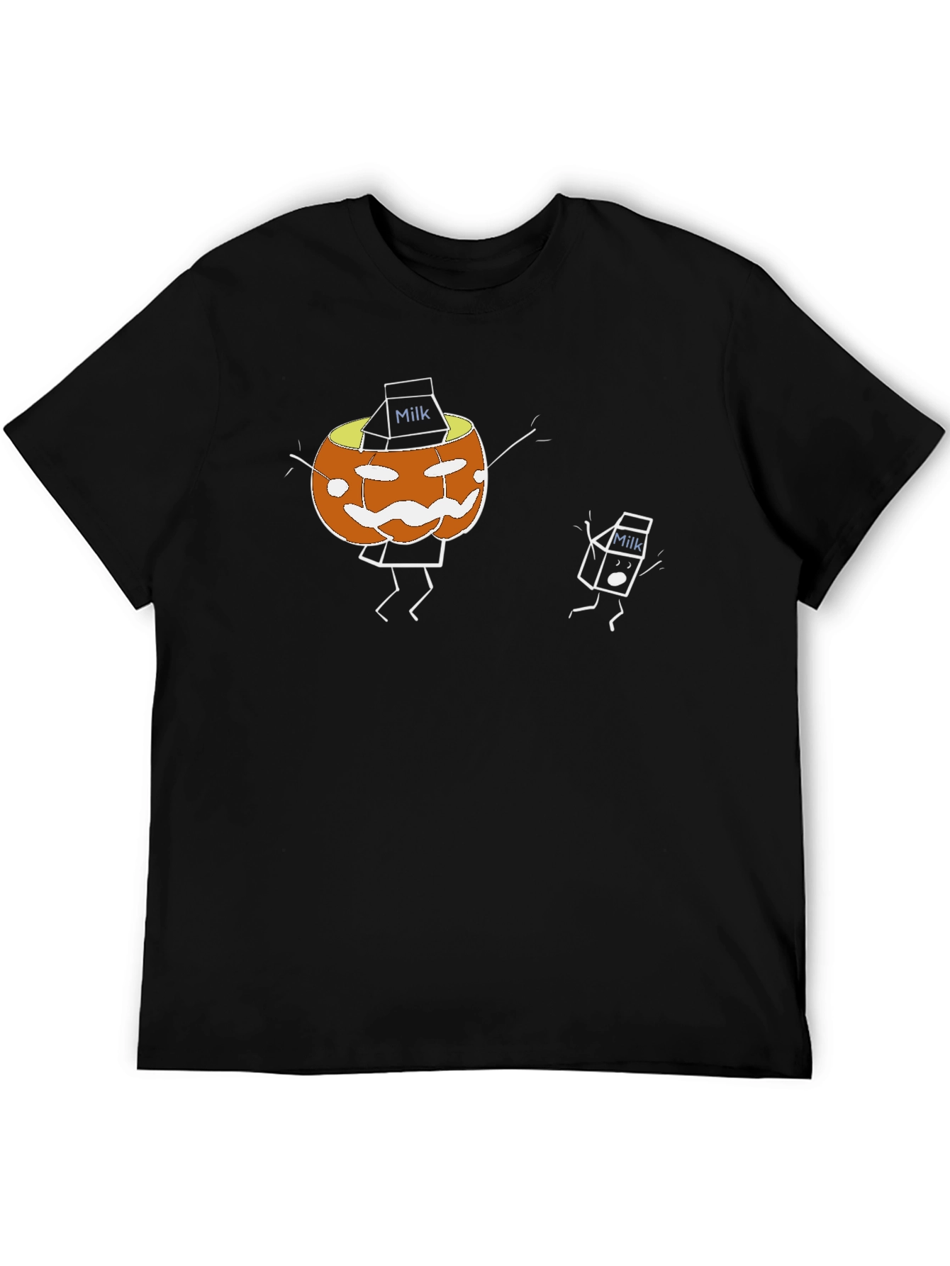 Funny Pumpkin Milk T-Shirt