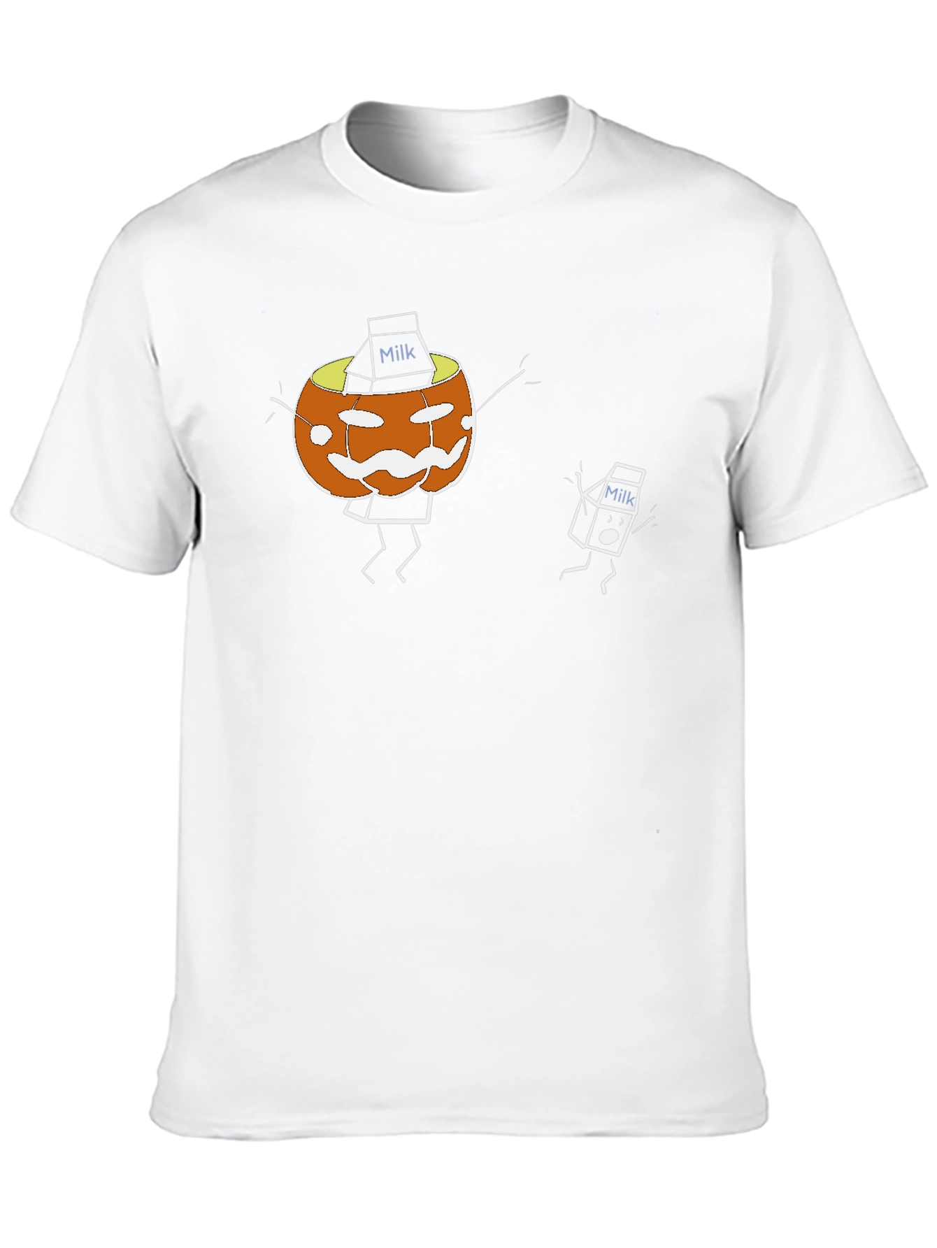 Funny Pumpkin Milk T-Shirt