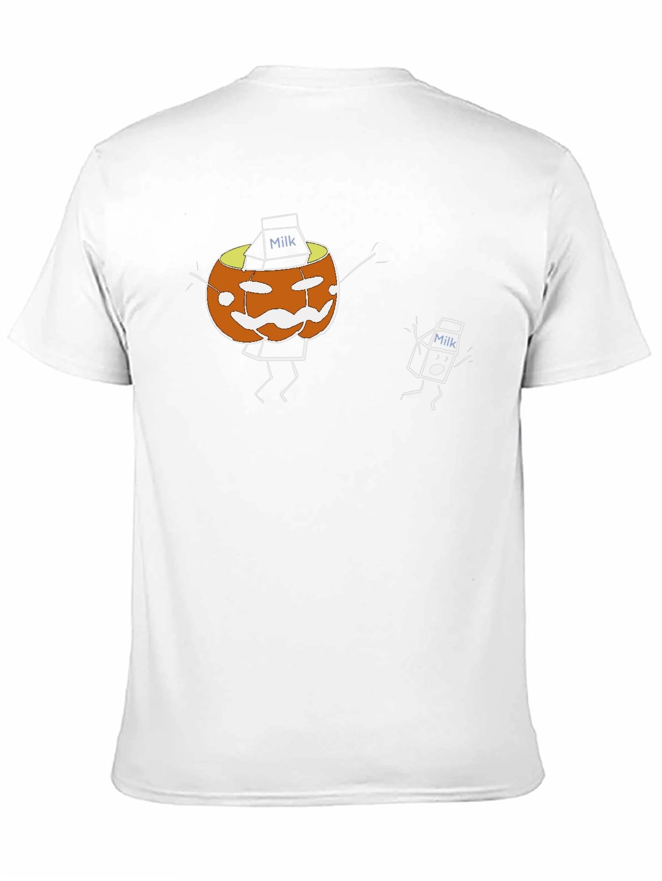 Funny Pumpkin Milk T-Shirt