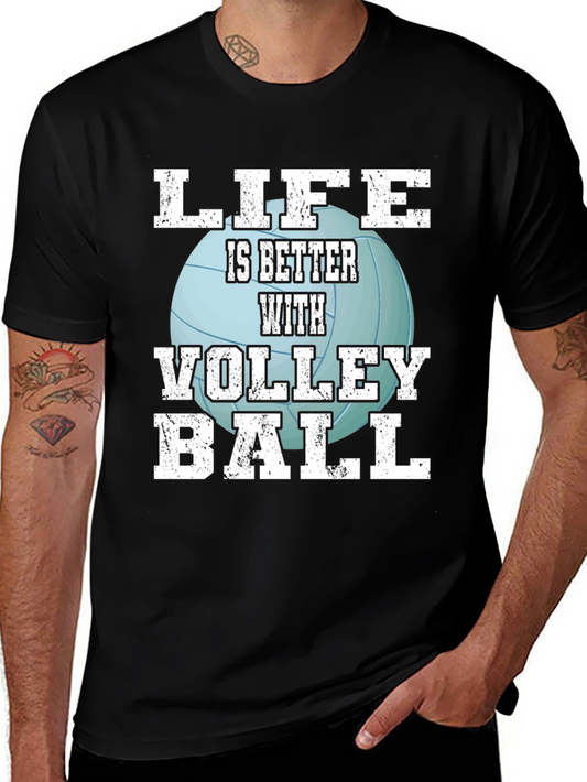 Volleyball Life T-Shirt - Sports Fan Tee