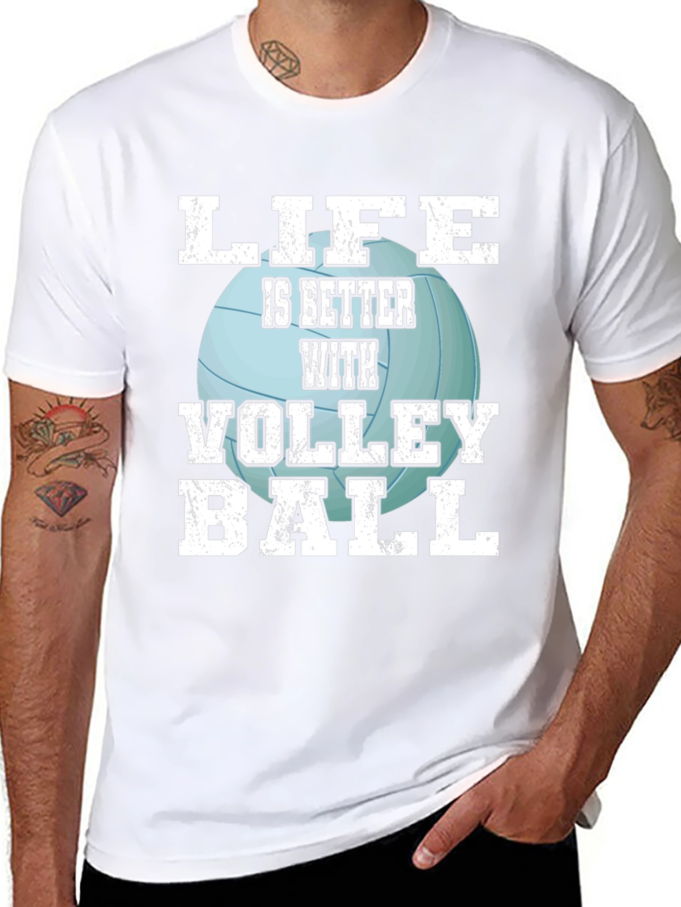 Volleyball Life T-Shirt - Sports Fan Tee