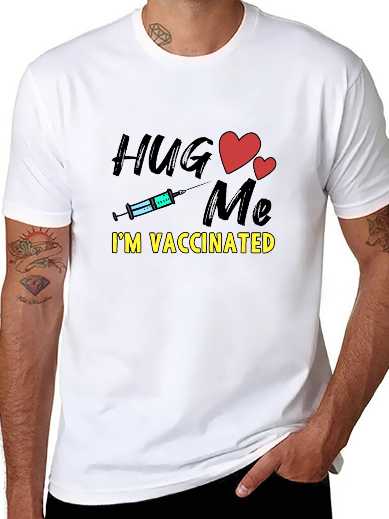 Hug Me Im Vaccinated T-Shirt